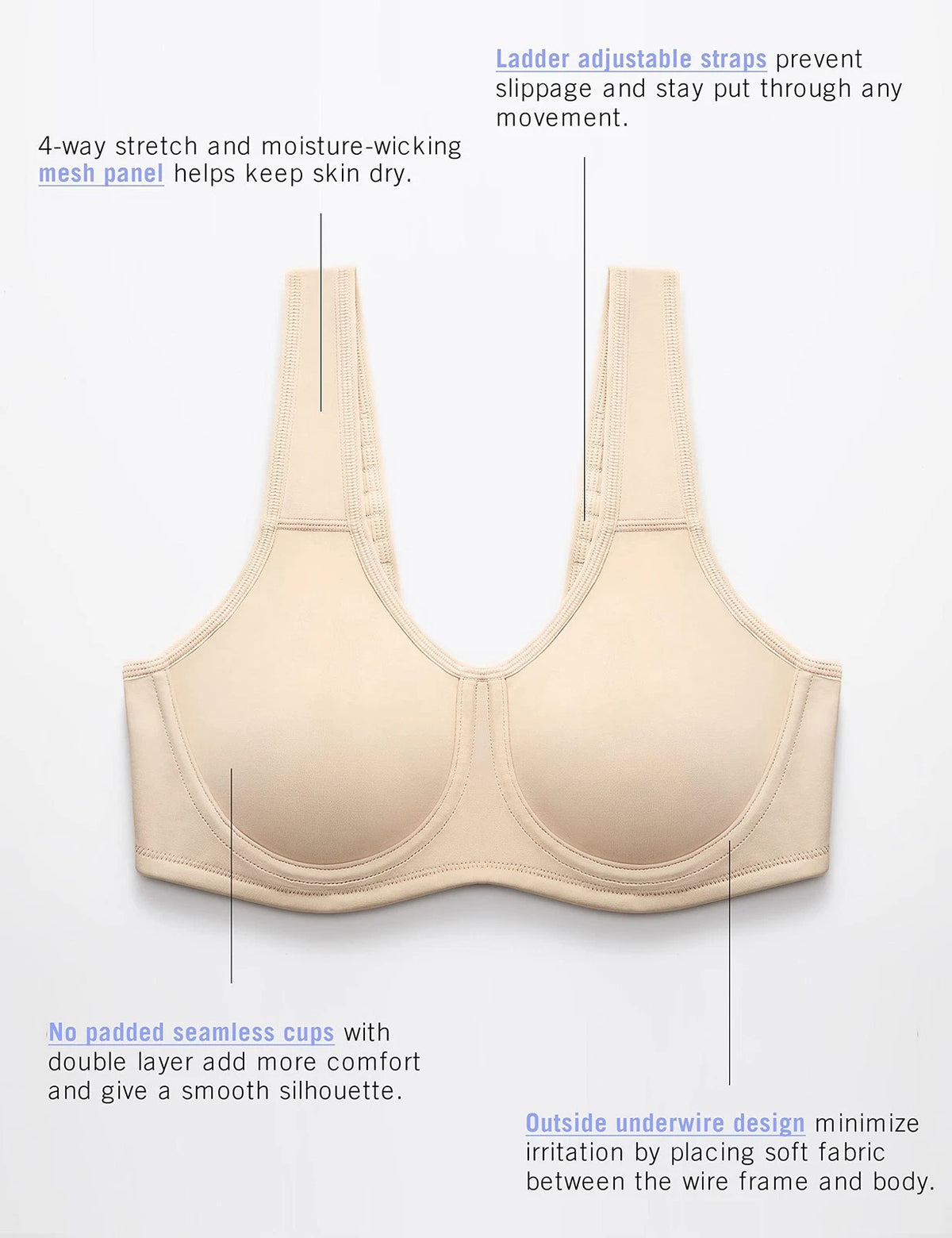 High Support Sports Bra