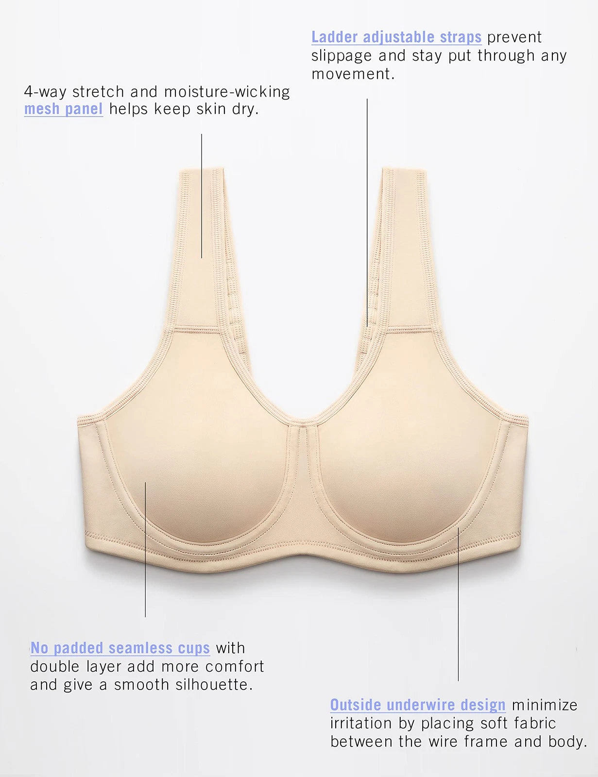 High Support Sports Bra
